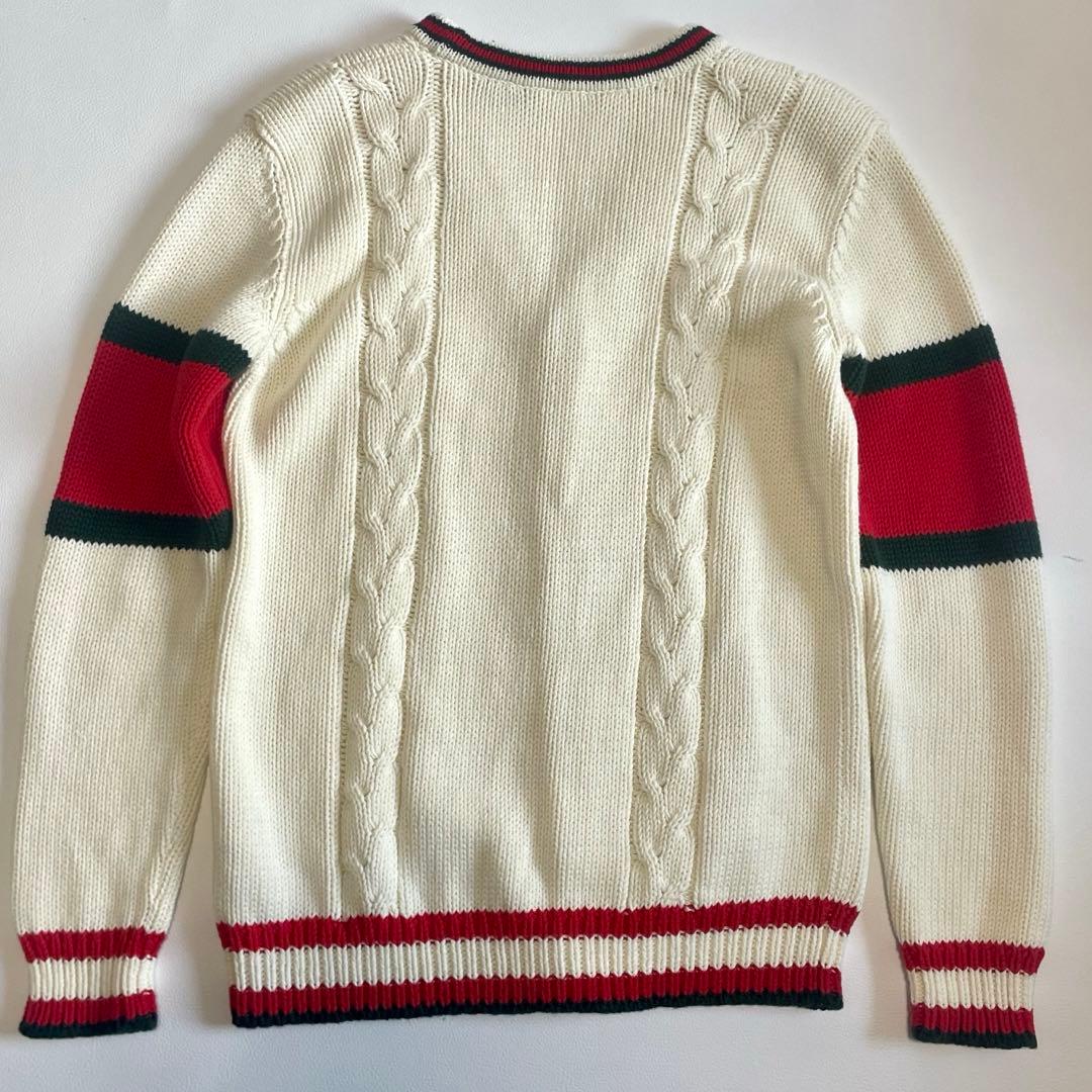 【GUCCI】カーディガン シェリーライン M コットン イタリア製