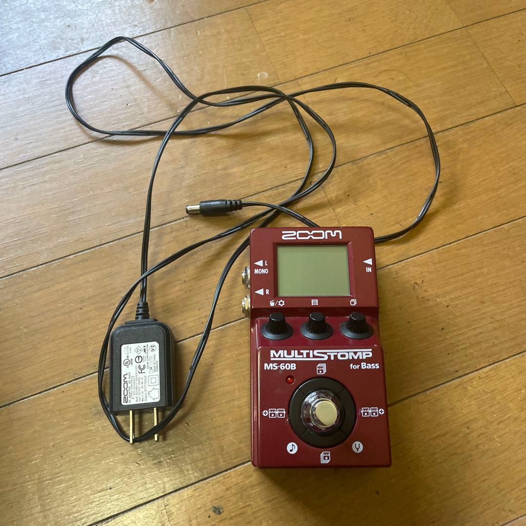 ZOOM MULTISTOMP MS-60B ベースエフェクター電源アダプター付