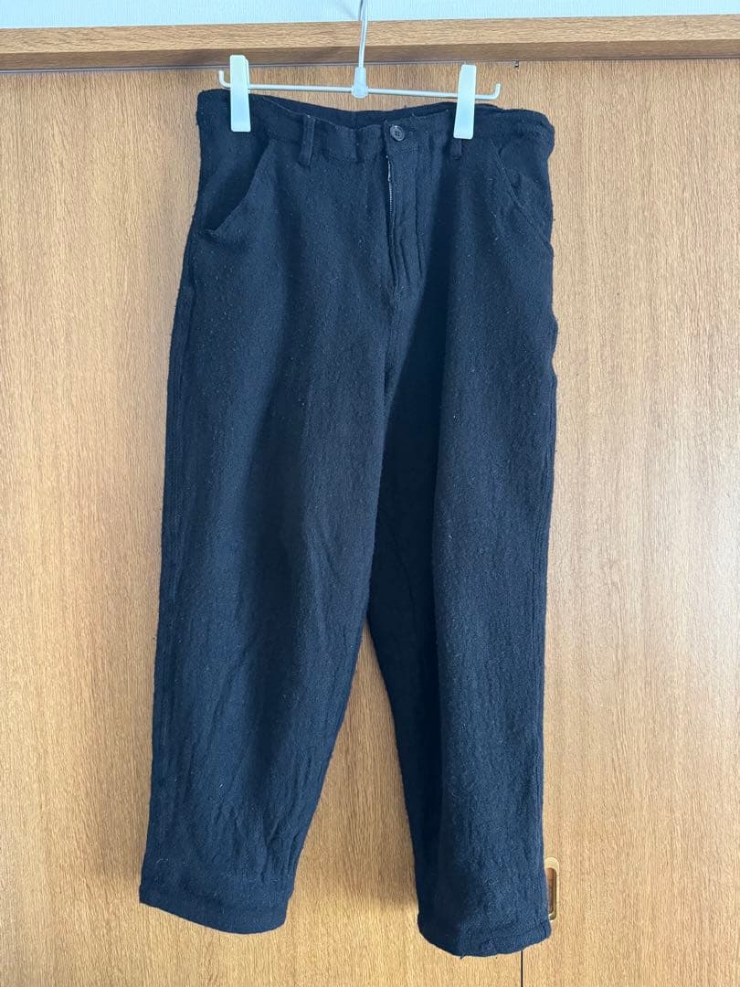COMME des GARÇONS SHIRT AW22 縮絨黒パンツ
