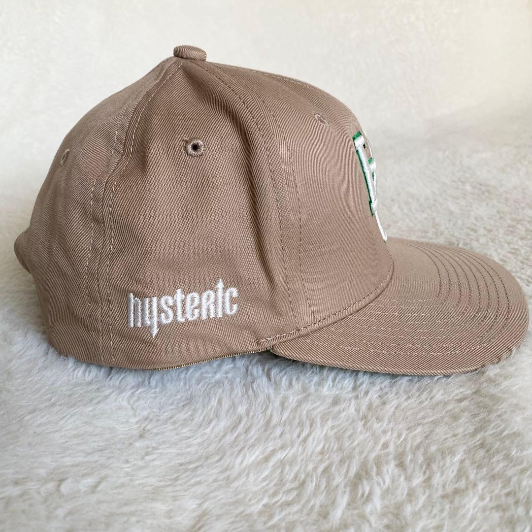 HYSTERIC GLAMOUR HG刺繍ロゴ　キャップ　ヒスガール　ベージュ