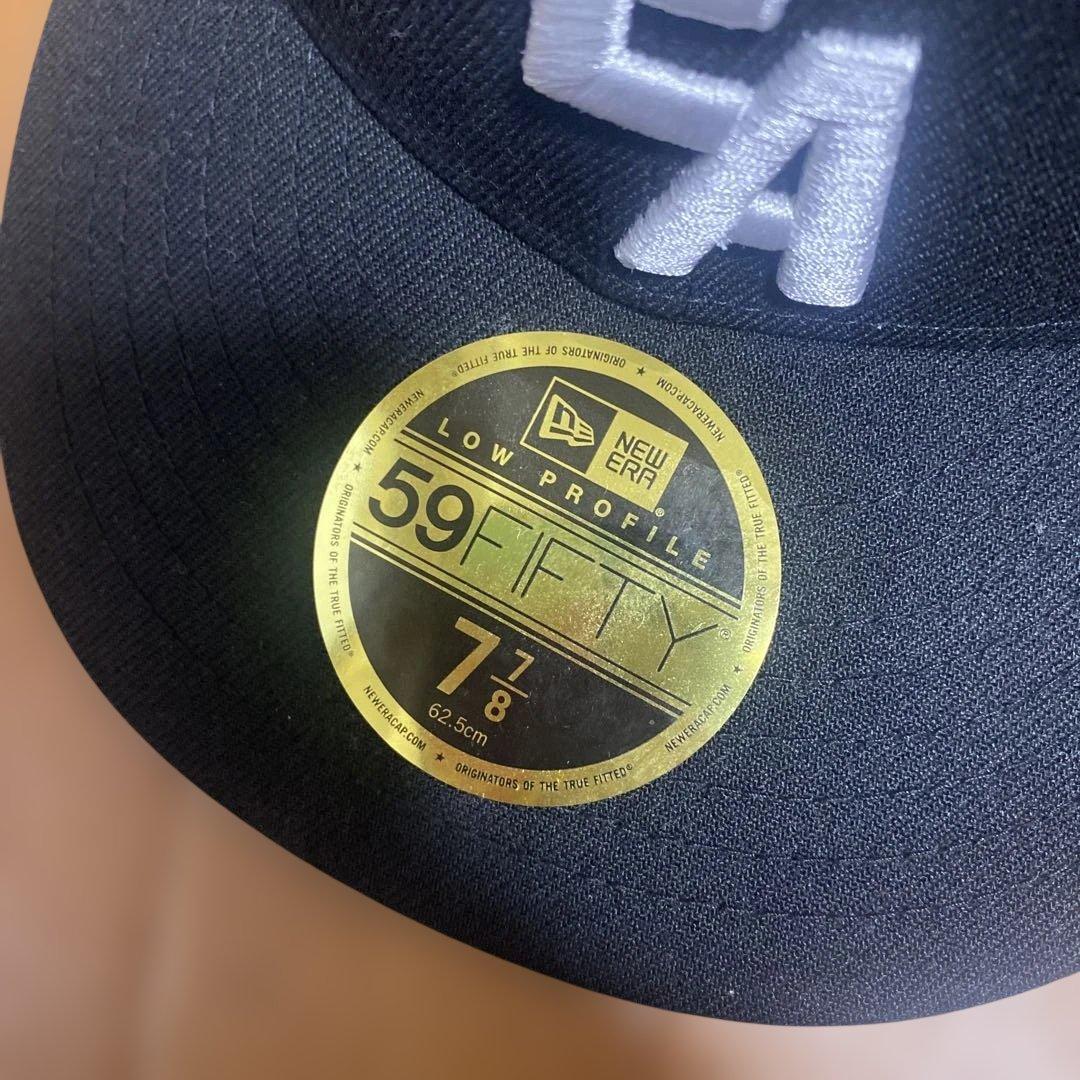 NEW ERA×WIND AND SEA キャップ　7 7/8 ブラック