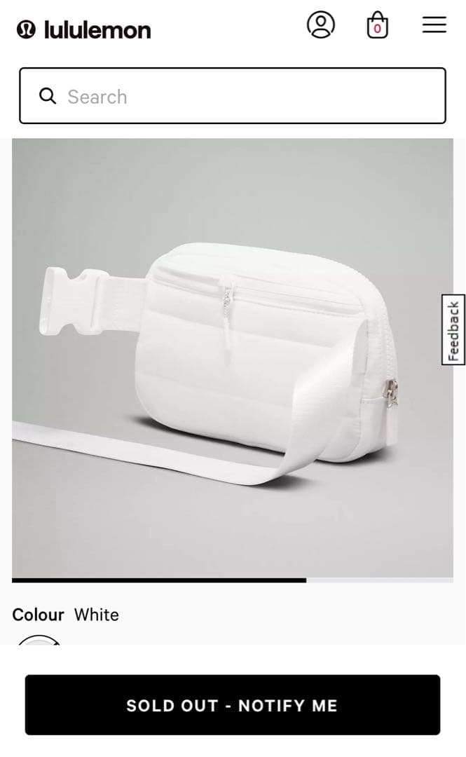 ルルレモンEverywhere Belt Bag Wunder Puff 2L