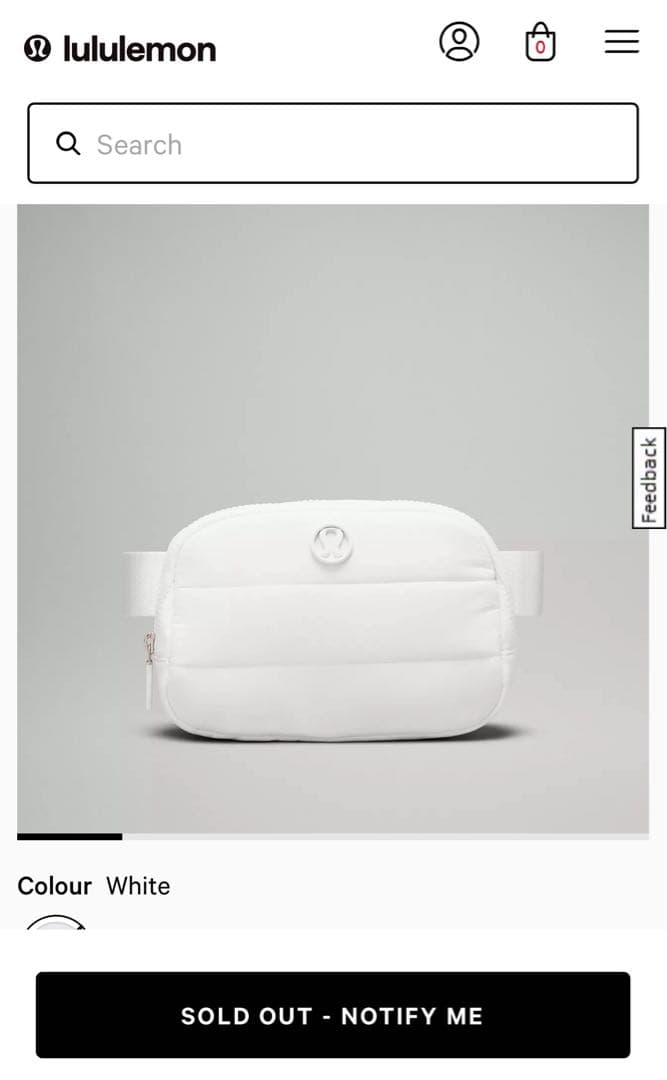 ルルレモンEverywhere Belt Bag Wunder Puff 2L