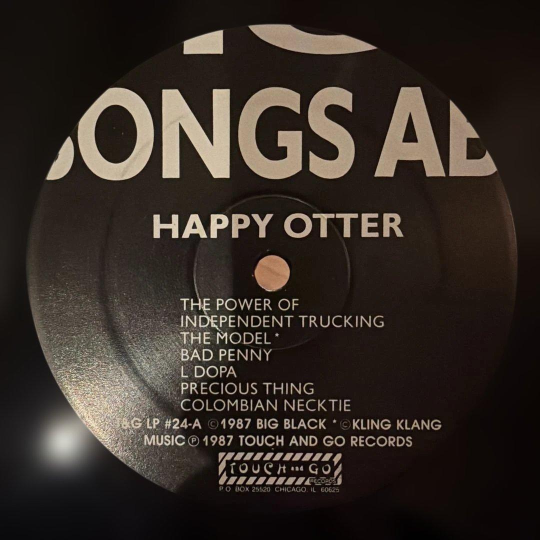 BIG BLACK - SONGS ABOUT FUCKING レコード