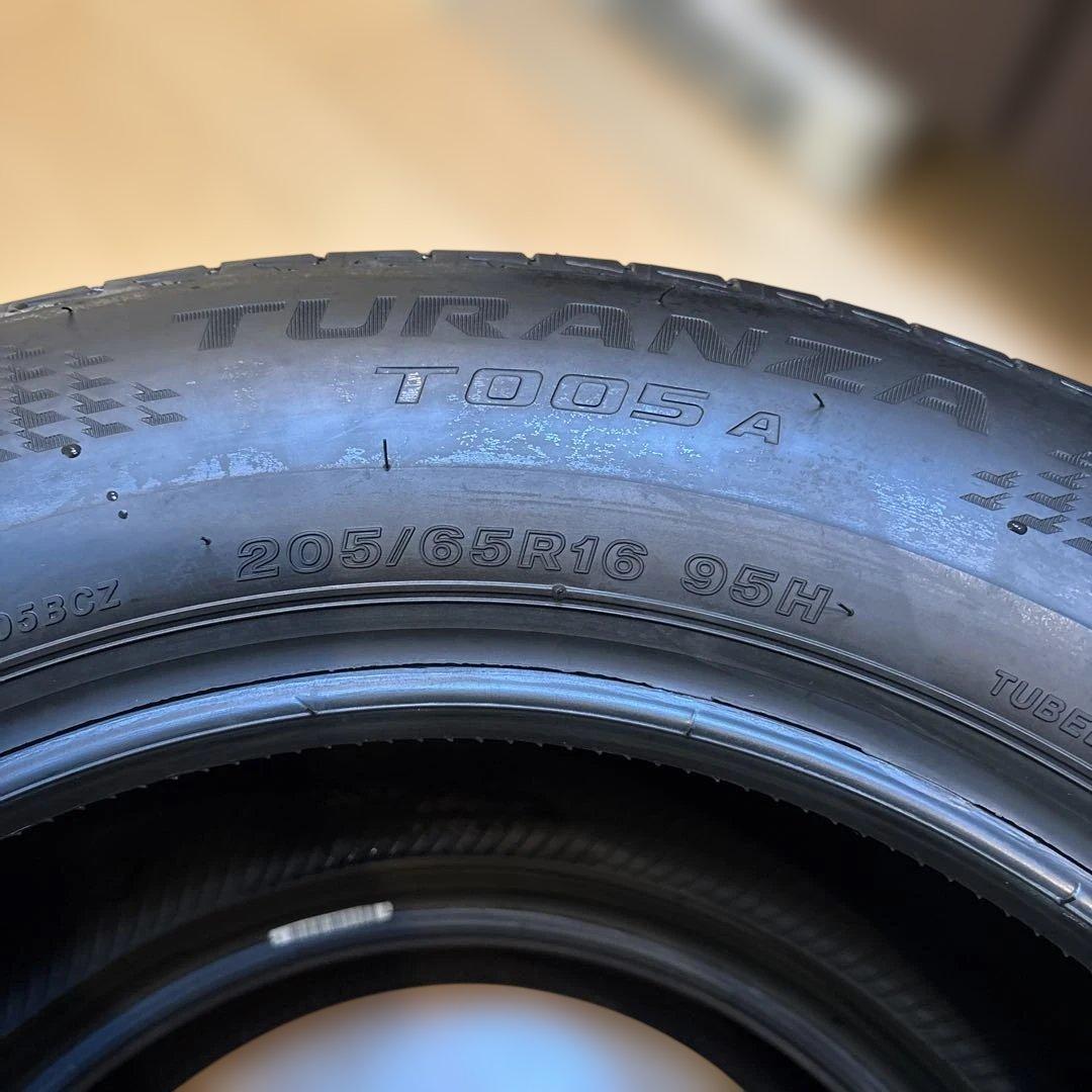 送料込①205/65R16 ブリヂストン トランザ T005A 新車外し ２本