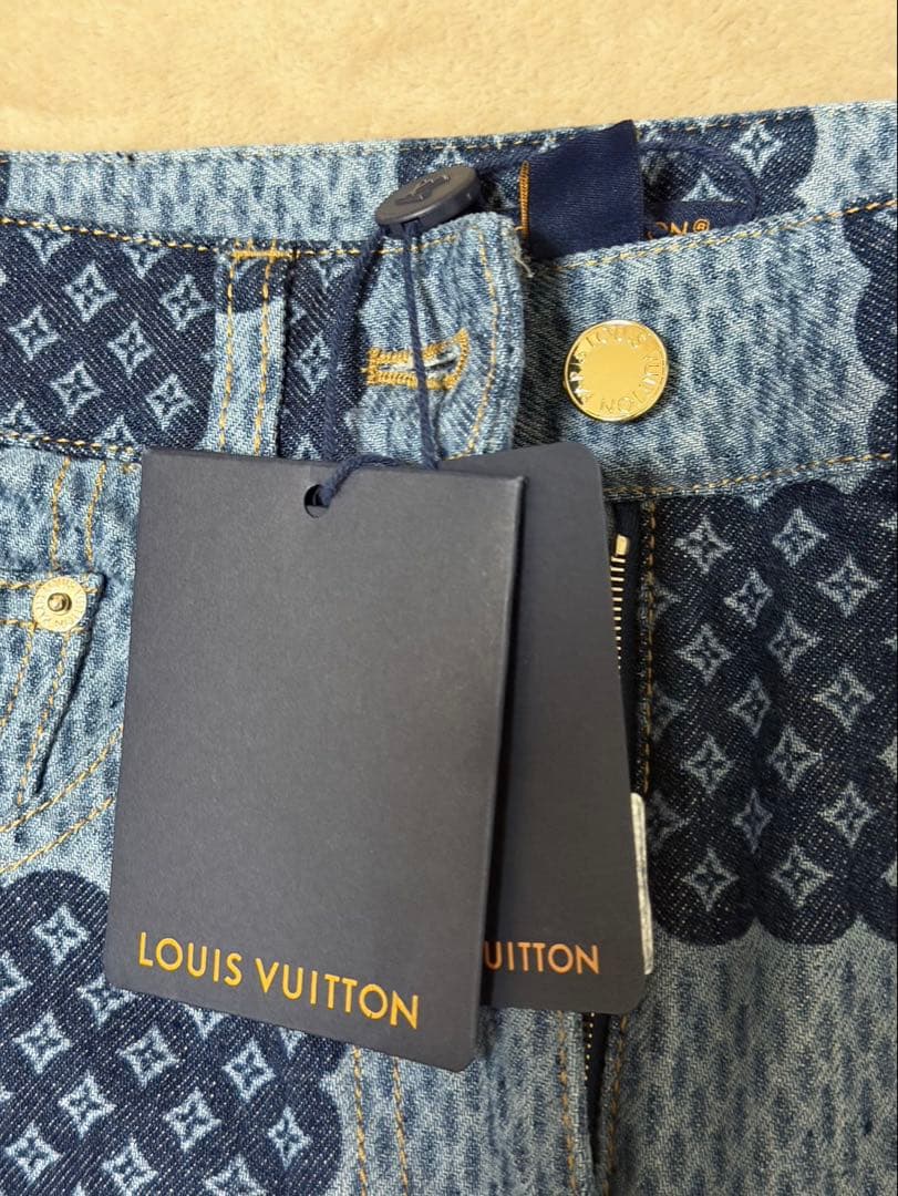 24秋冬 LOUIS VUITTON ダミエ デニムパンツ 季節問わず長く着れる