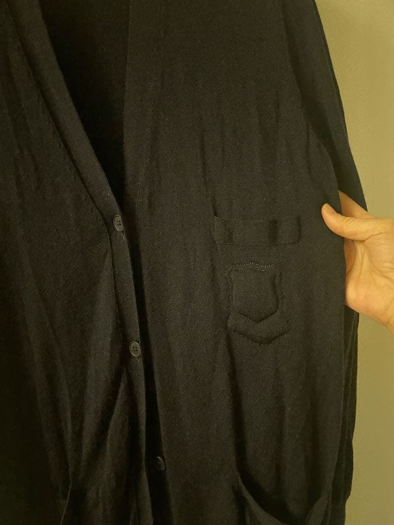 【希少品】Maison Martin Margielaカーディガン ネイビー M