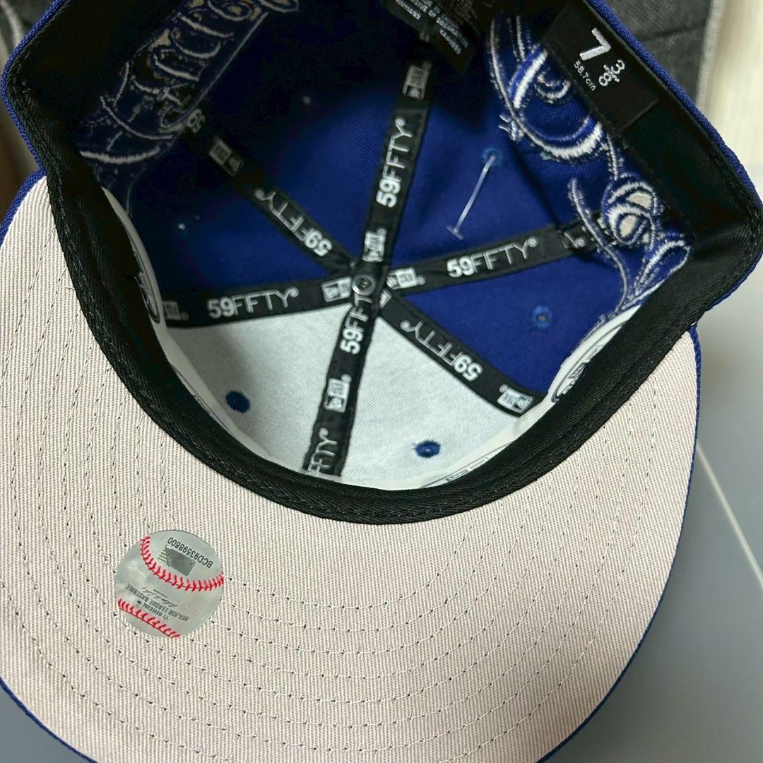 あ*た様 新品未使用 ニューエラ Dodgers LA 刺繍 フィッテッド 58