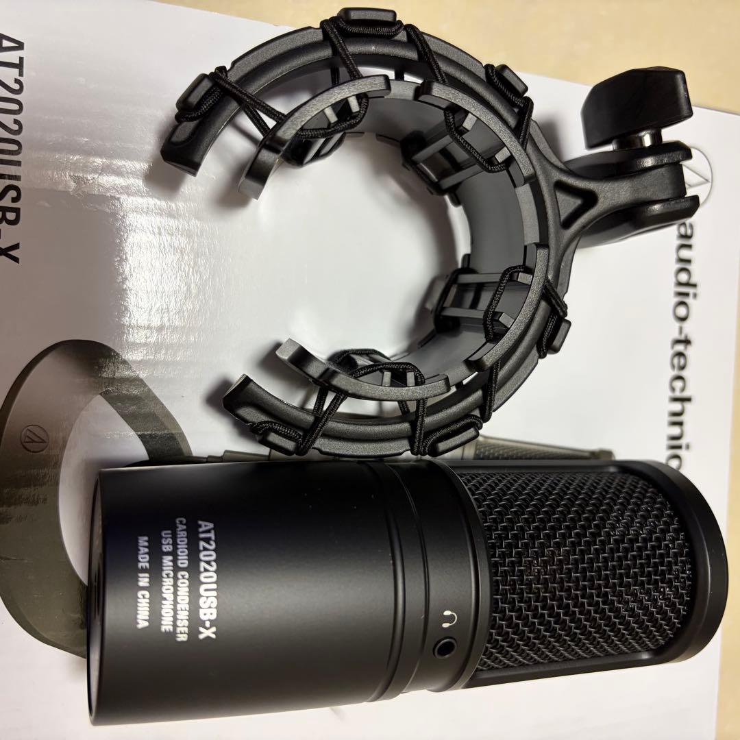【美品】audio-technica AT2020USB-X（+AT8455）