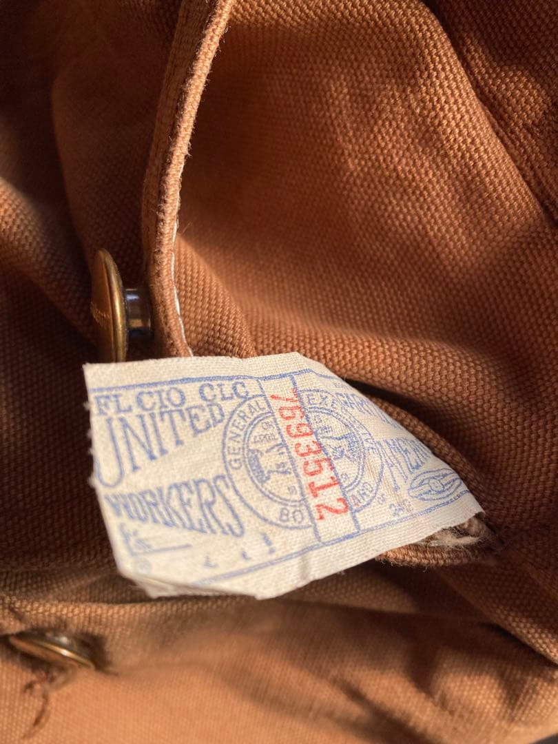 60-70s Carhartt Chore Coat カバーオール 38