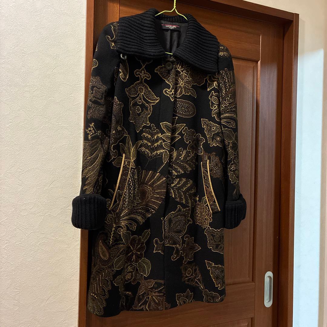 LEONARD FASHION 花柄ロングコート