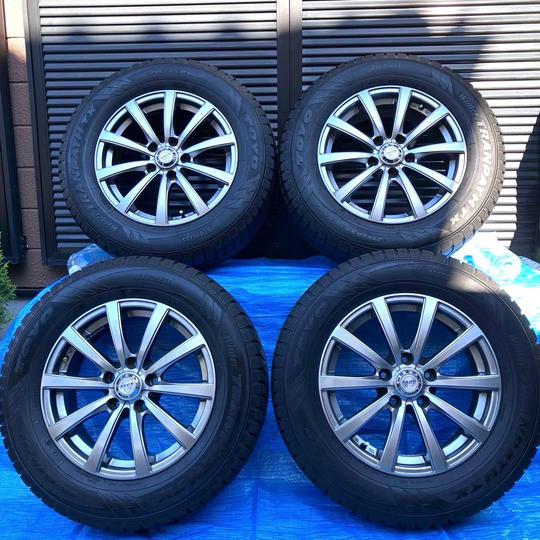 社外品　スタッドレスタイヤ　ホイールセット　215/65R16 ✨2022年製✨