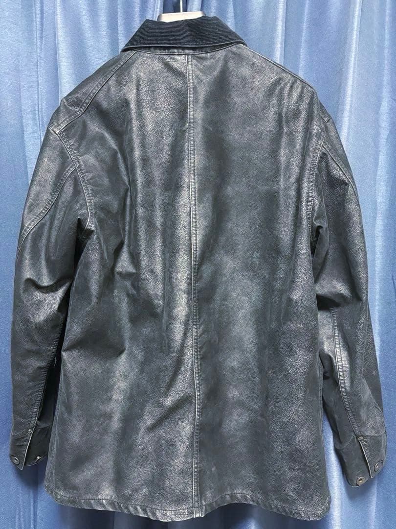 J.S.stead / フロックレザー カバーオール Lサイズ