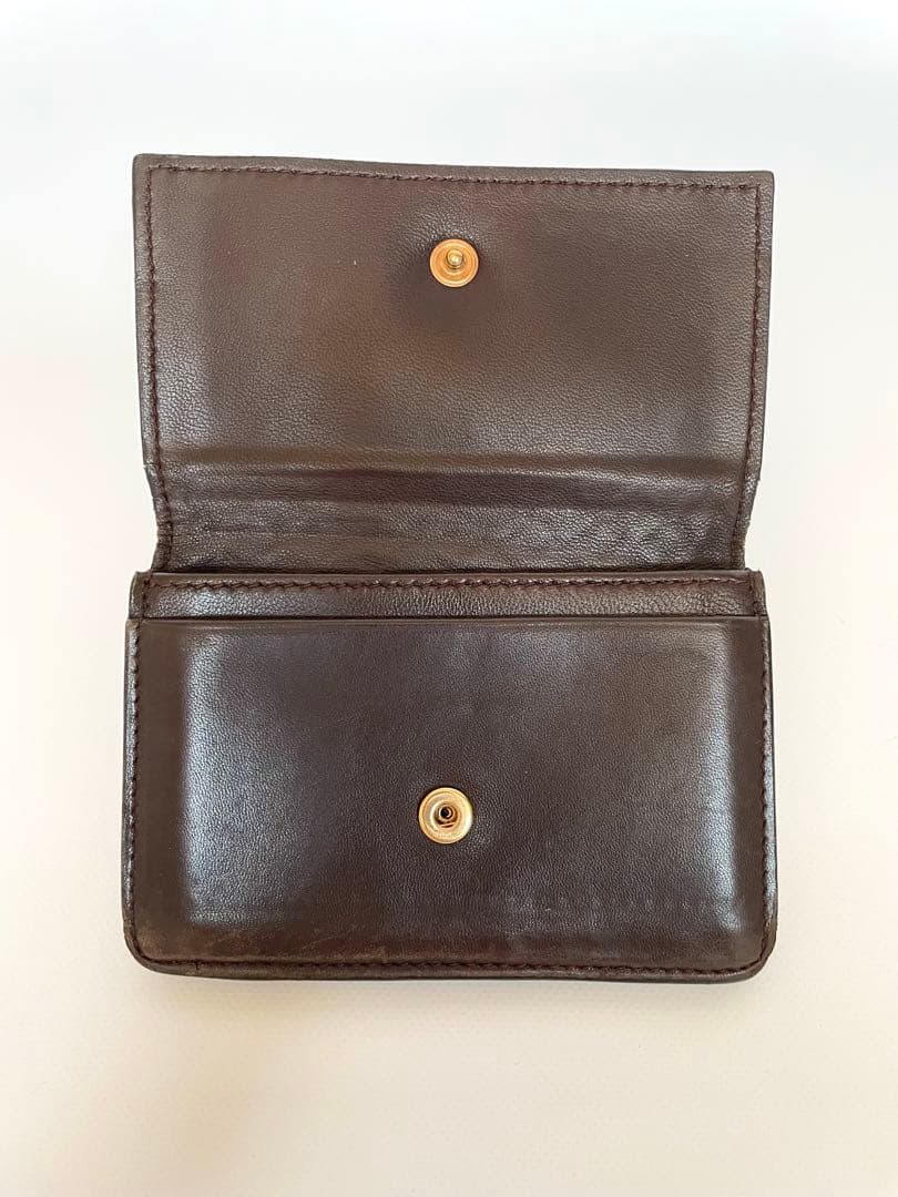 【正規品】Bottega Veneta ブラウンレザー名刺入れ