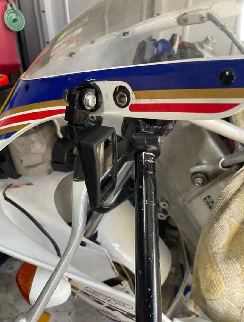 TZR250 NSR250R MC18 mc21 等 レプリカ 左右 小型ミラー