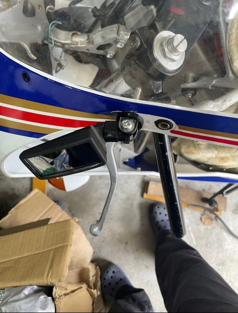 TZR250 NSR250R MC18 mc21 等 レプリカ 左右 小型ミラー
