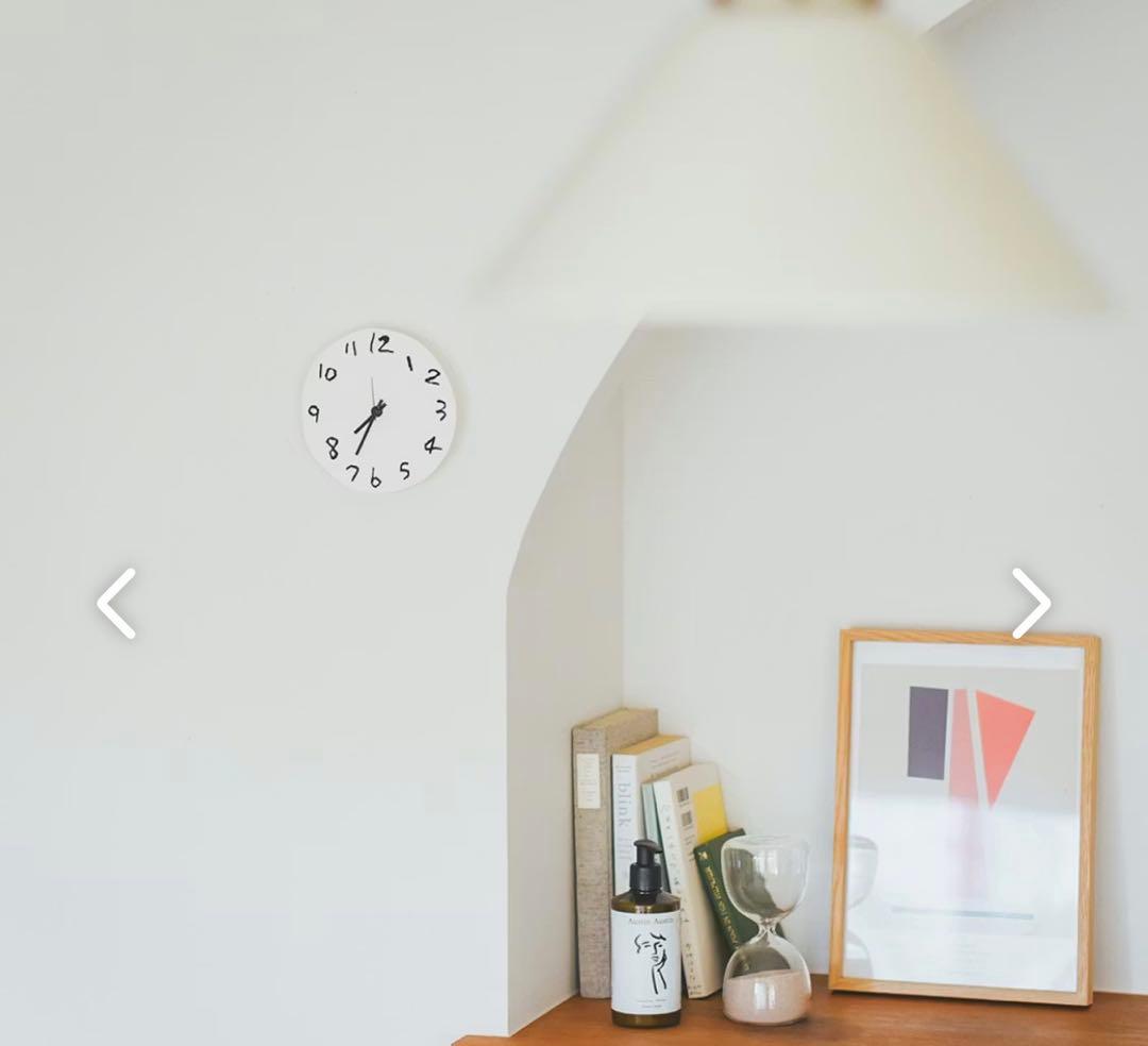 未使用　北欧暮らしの道具店　About Wall Clock 　壁掛け時計
