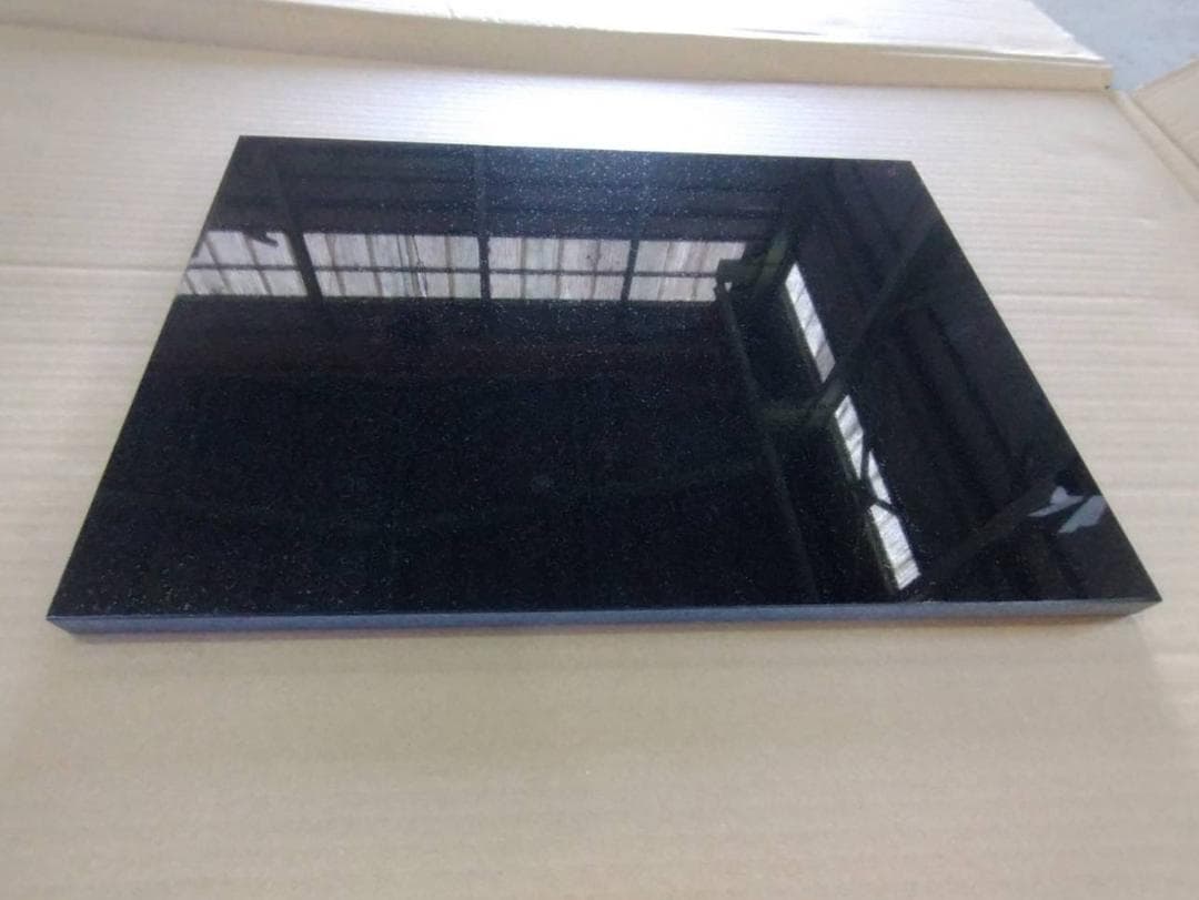 高級 天然黒御影石　インド黒　オーディオボード●450×350×15● 送料無料
