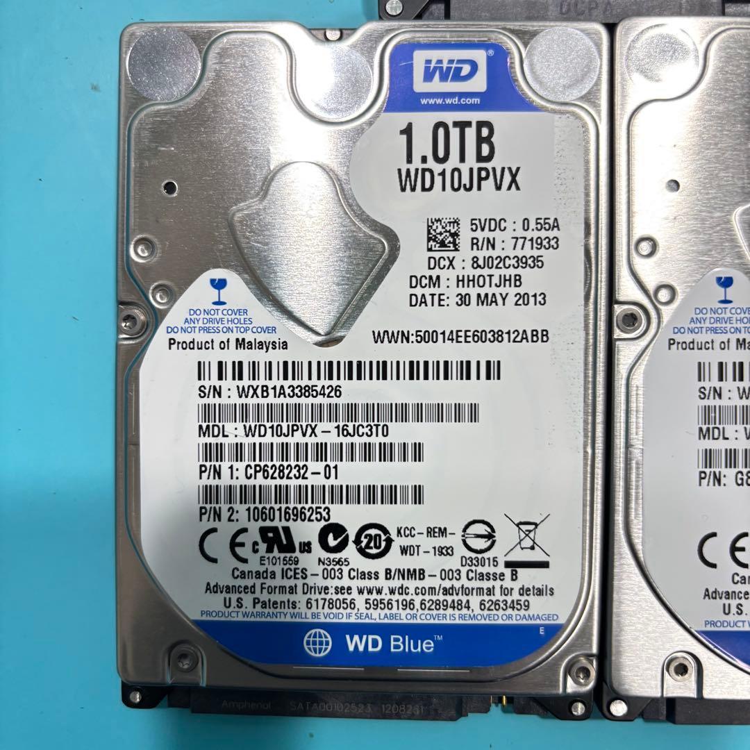 【1TB】【Western Digital製 統一】★2.5インチ★内臓HDD★
