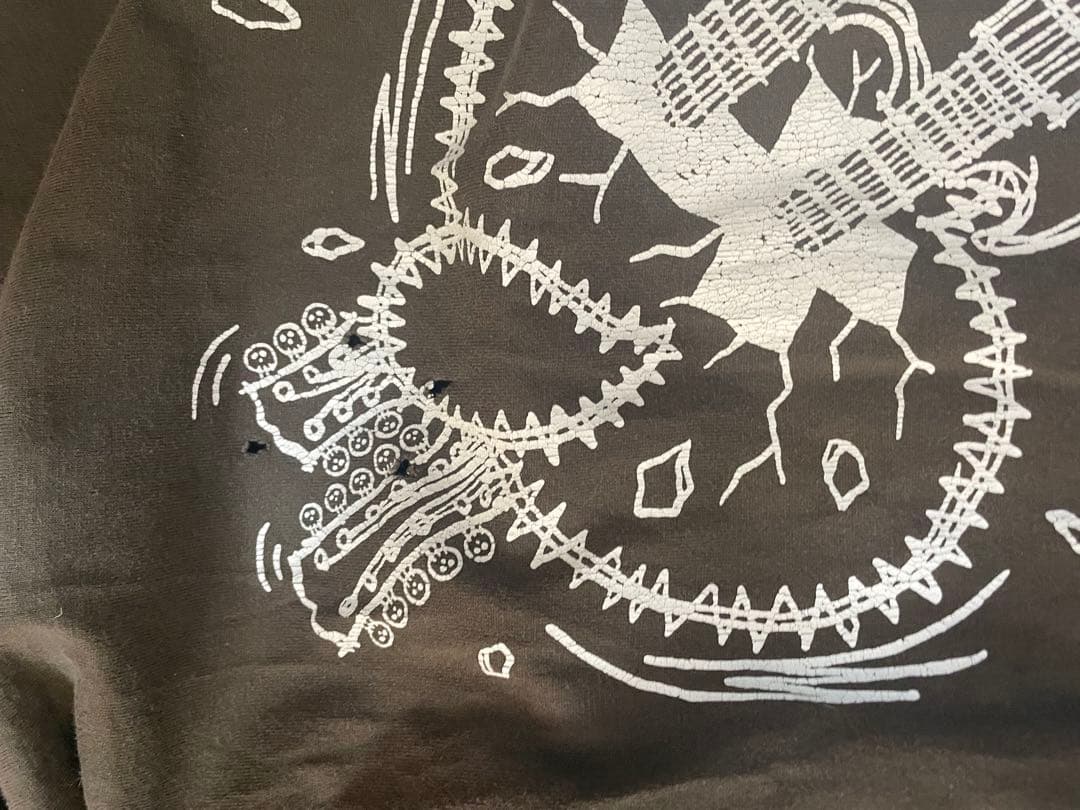 ナンバーナイン　宮下期ギタークラッシュTシャツライダース