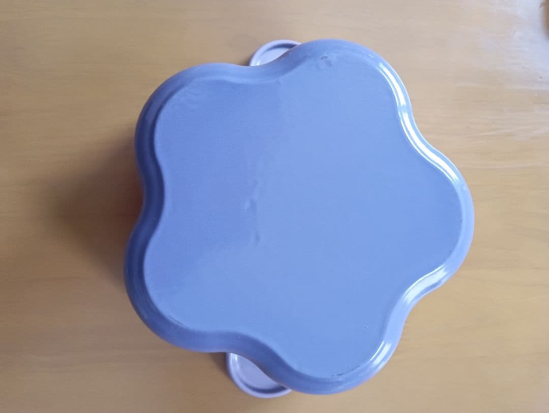 LE CREUSET 両手鍋 紫 約20cm