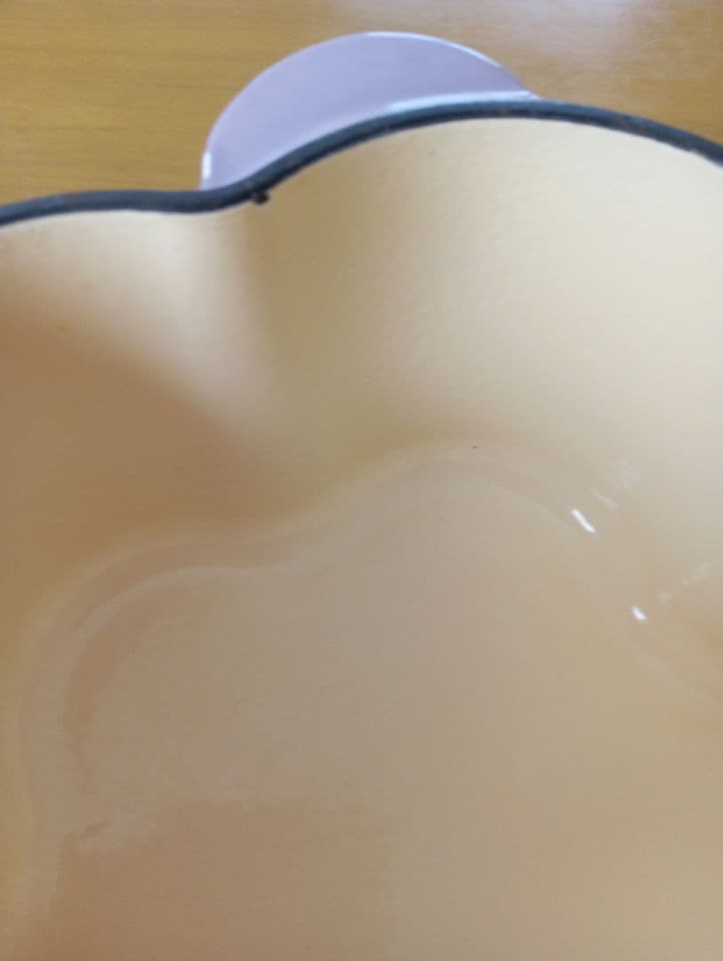 LE CREUSET 両手鍋 紫 約20cm