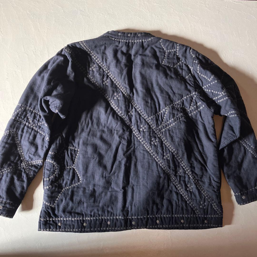 HaaT ISSEY MIYAKE チャイナ 民藝ノーカラージャケット 刺繍