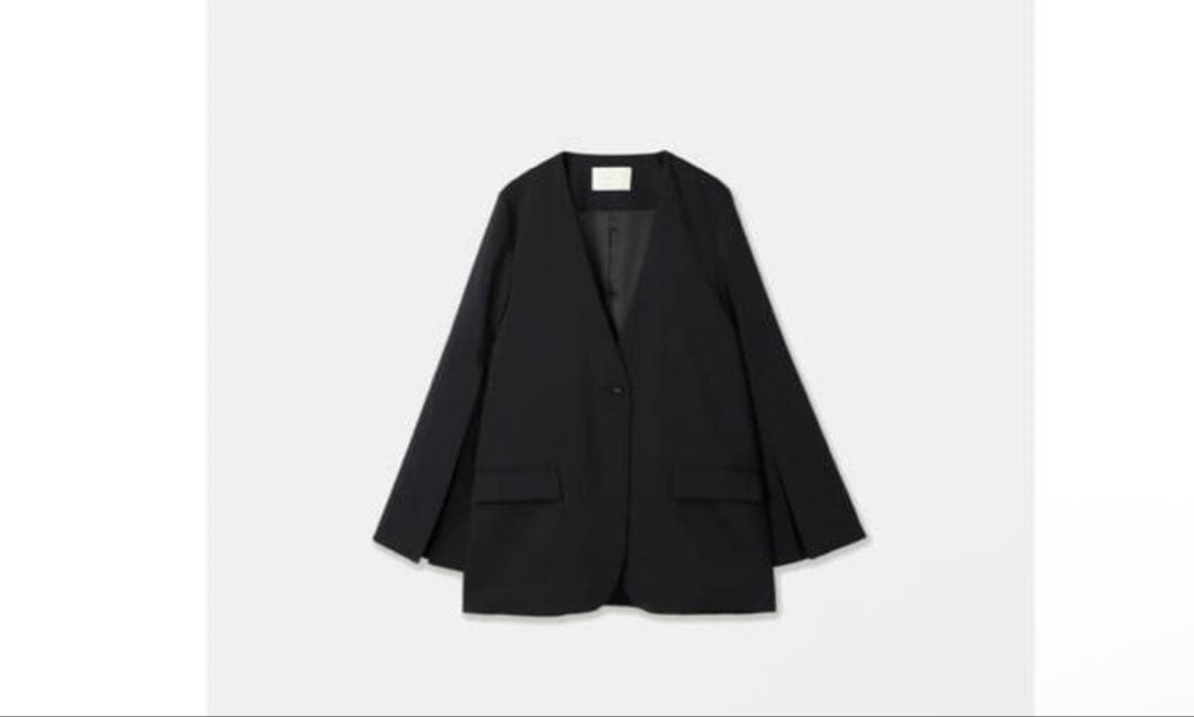 ジャケット・アウター louren slit sleeve no collar jacket