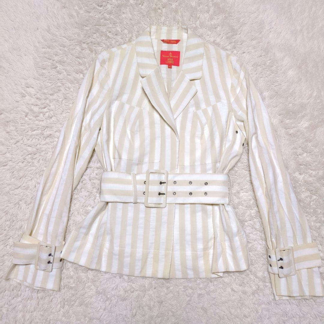 希少美品！ヴィヴィアンウエストウッド　ベルテッドジャケット　L　オーブボタン