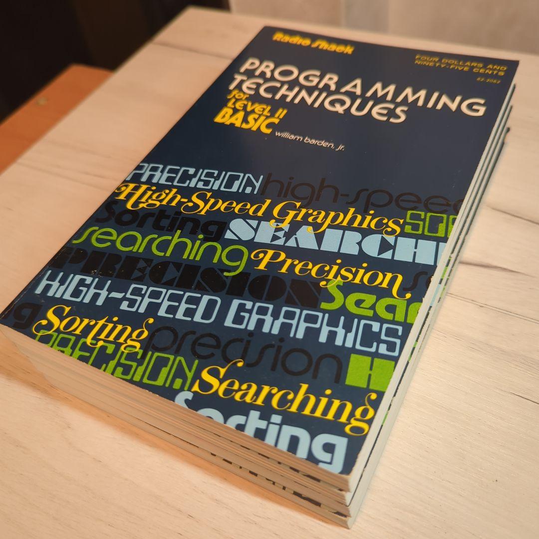 Programming Techniques 【洋書年代物シリーズ】