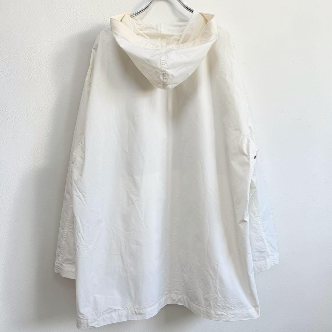 24SS MHL. コットン パーカー ジャケット ブルゾン コート ホワイト