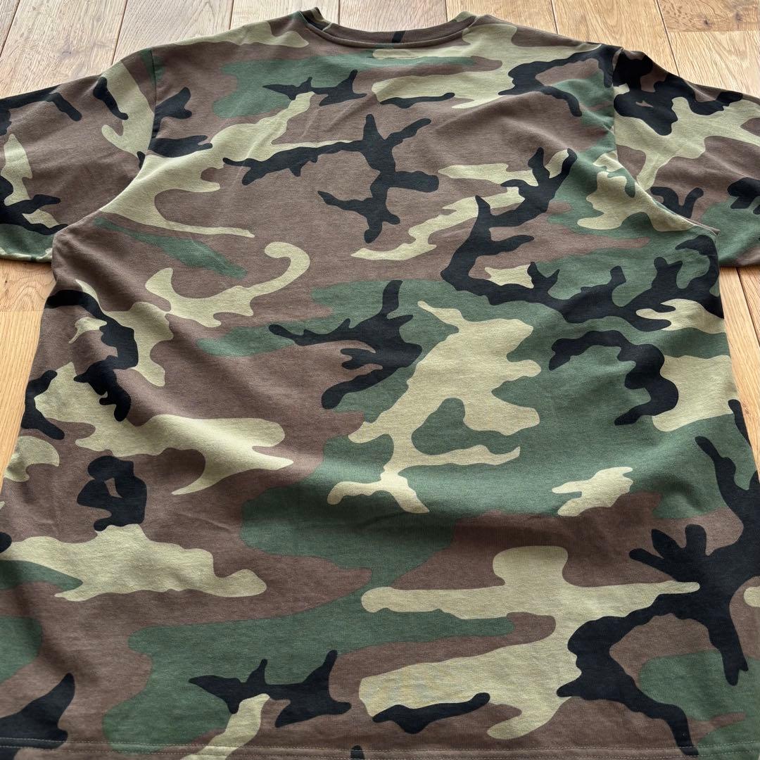 Supreme Small Box Tee Woodland Camo L カモ
