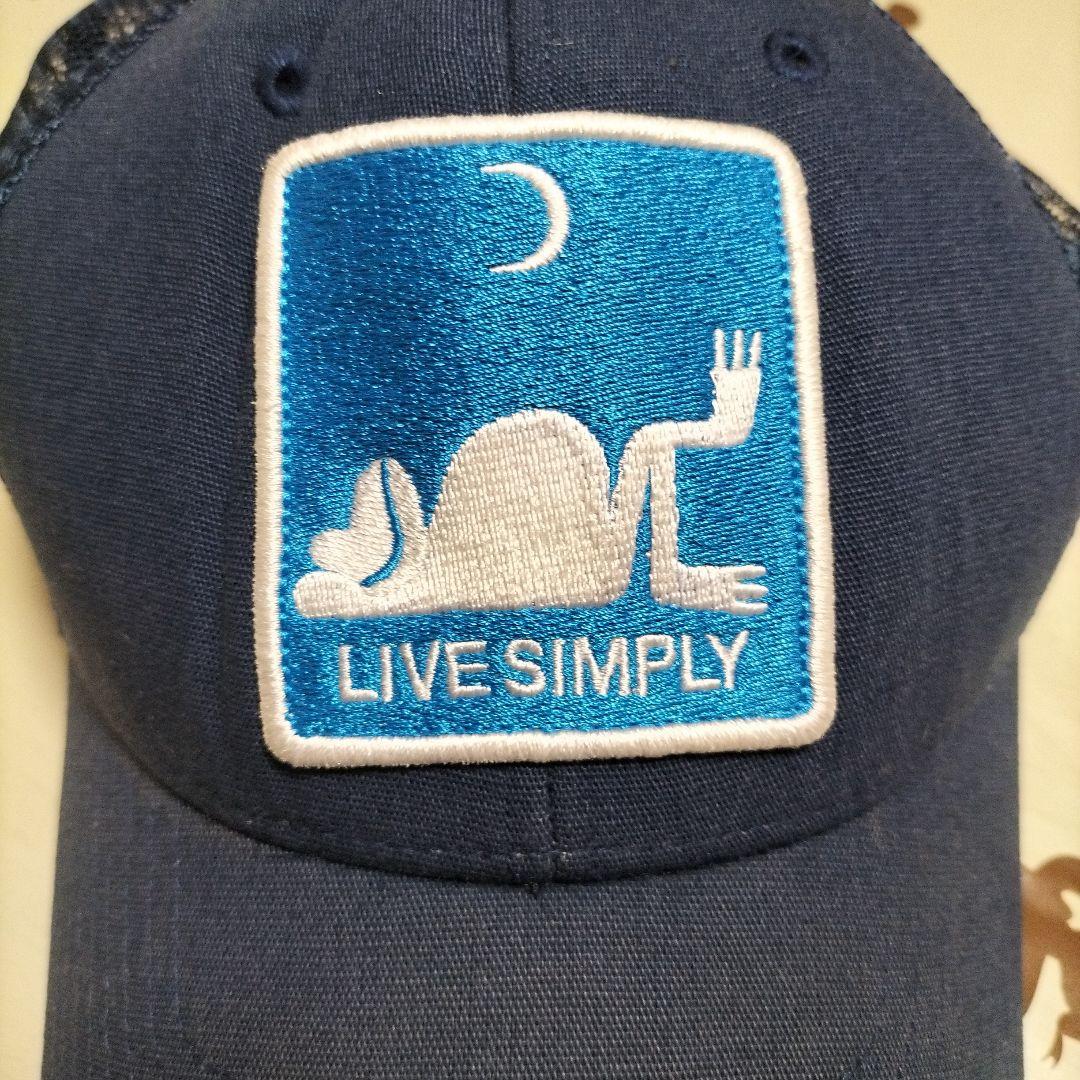 パタゴニア LIVE SIMPLY カエル メッシュキャップ