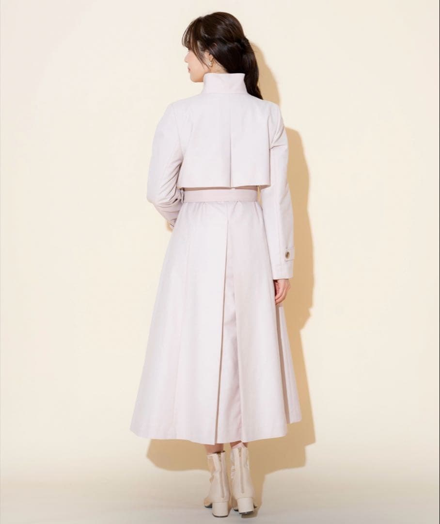 WILLSELECTION スタンドカラーシングルトレンチコート