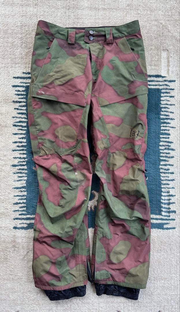 【BURTON ak】GORE-TEX スノーボードウェア Sサイズ 迷彩