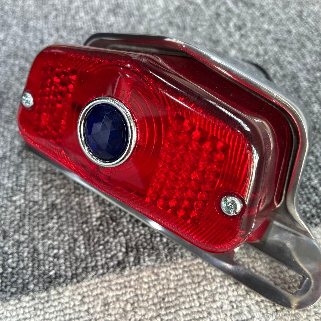 ルーカステールランプ 鋳物 アルミ ポリッシュ ブルードット付 新品未使用