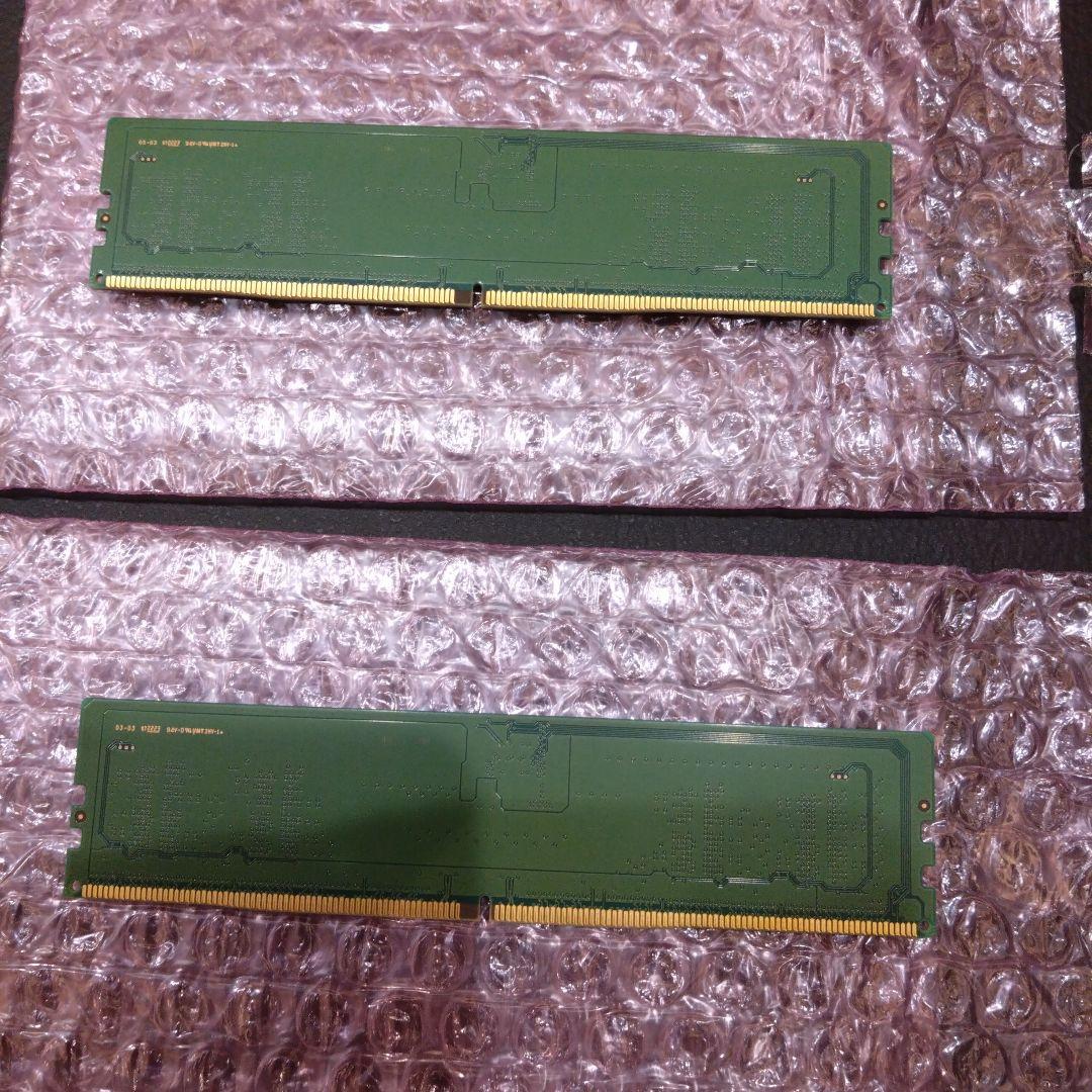 Ｙ*！様 DDR5 UDIMM Samsung 8GB PC5-4800 x 2