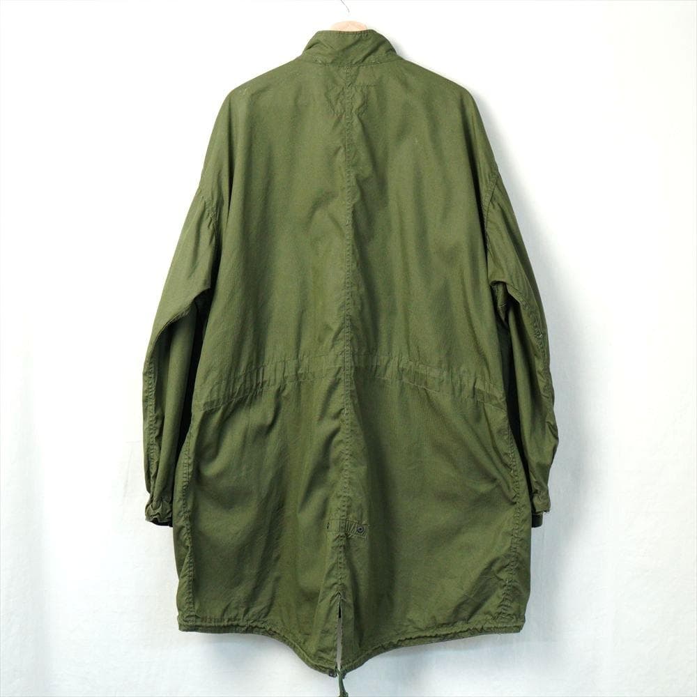 70s ビンテージ M-65 フィッシュテールコート ブラックジップ M