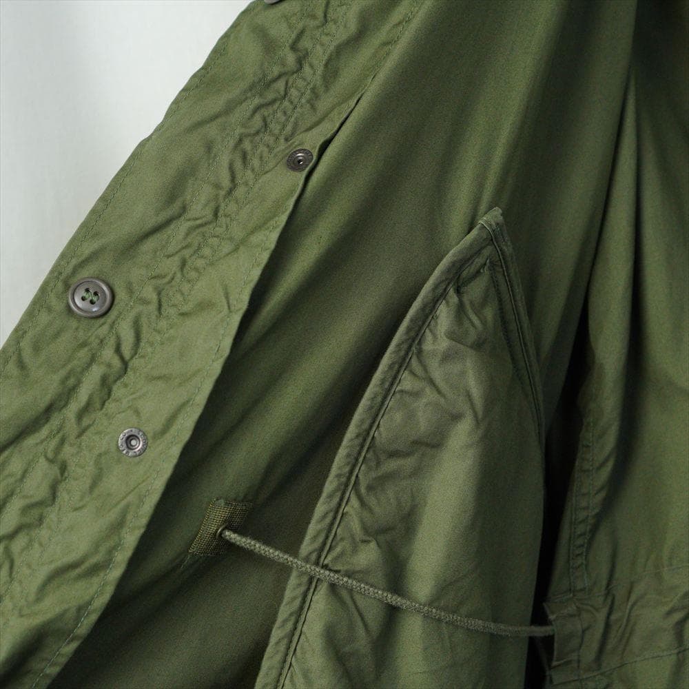 70s ビンテージ M-65 フィッシュテールコート ブラックジップ M