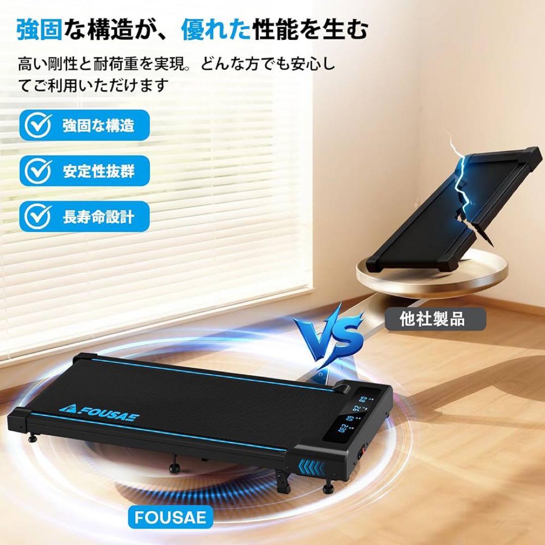 ランニングマシン ルームランナー 家庭用　コンパクト　フルスクリーンLED