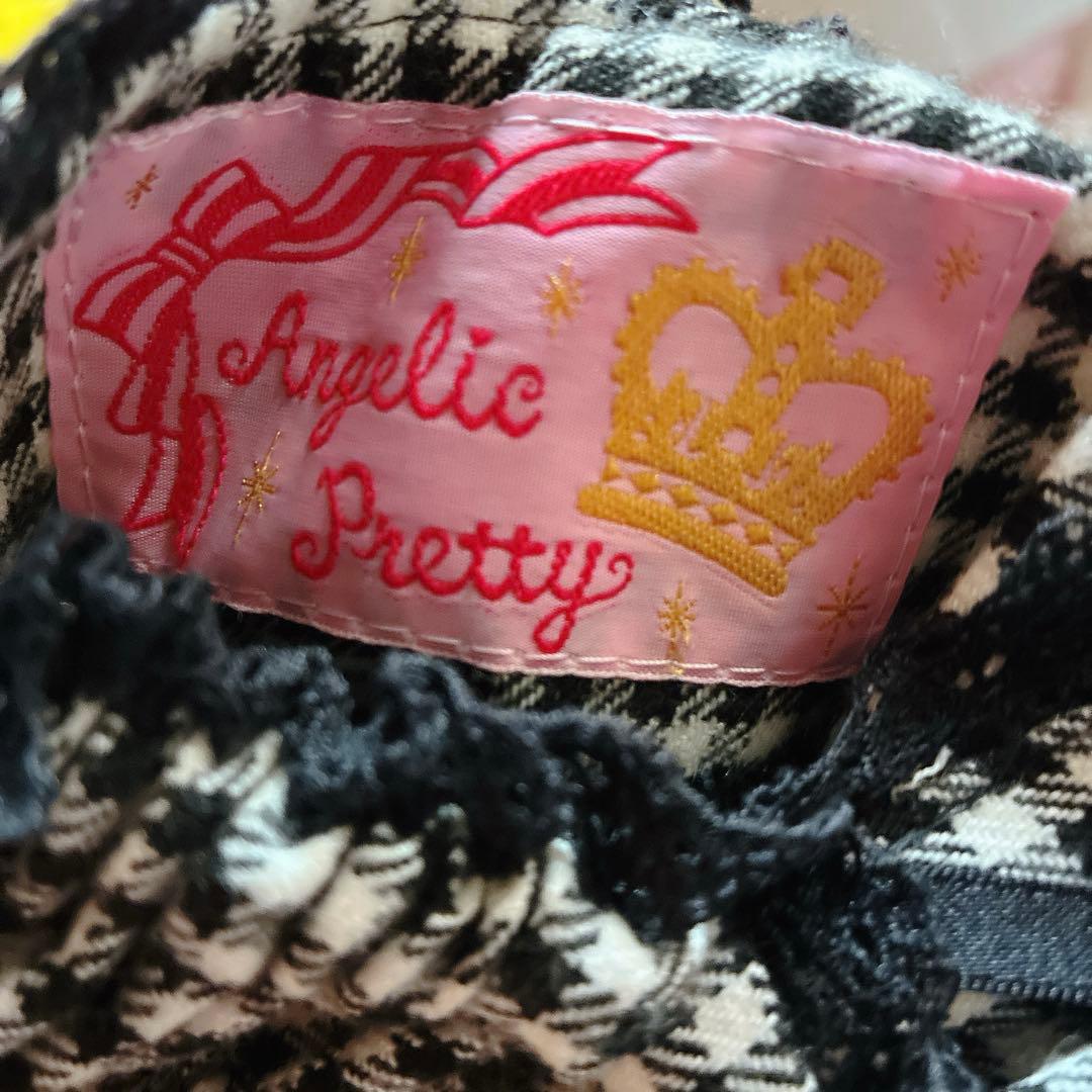 Angelic Prettyギンガムチェック柄JSK　黒