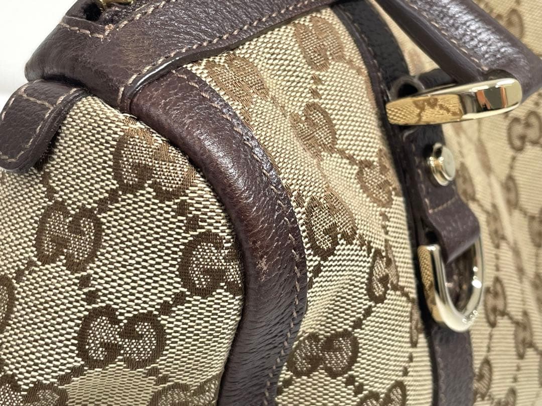 【TK】Gucci GGパターン キャンバス ミニ ボストンバッグ