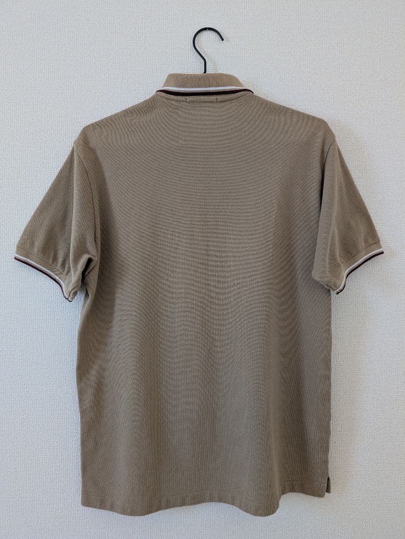 FRED PERRY 半袖 ポロシャツ L ベージュ