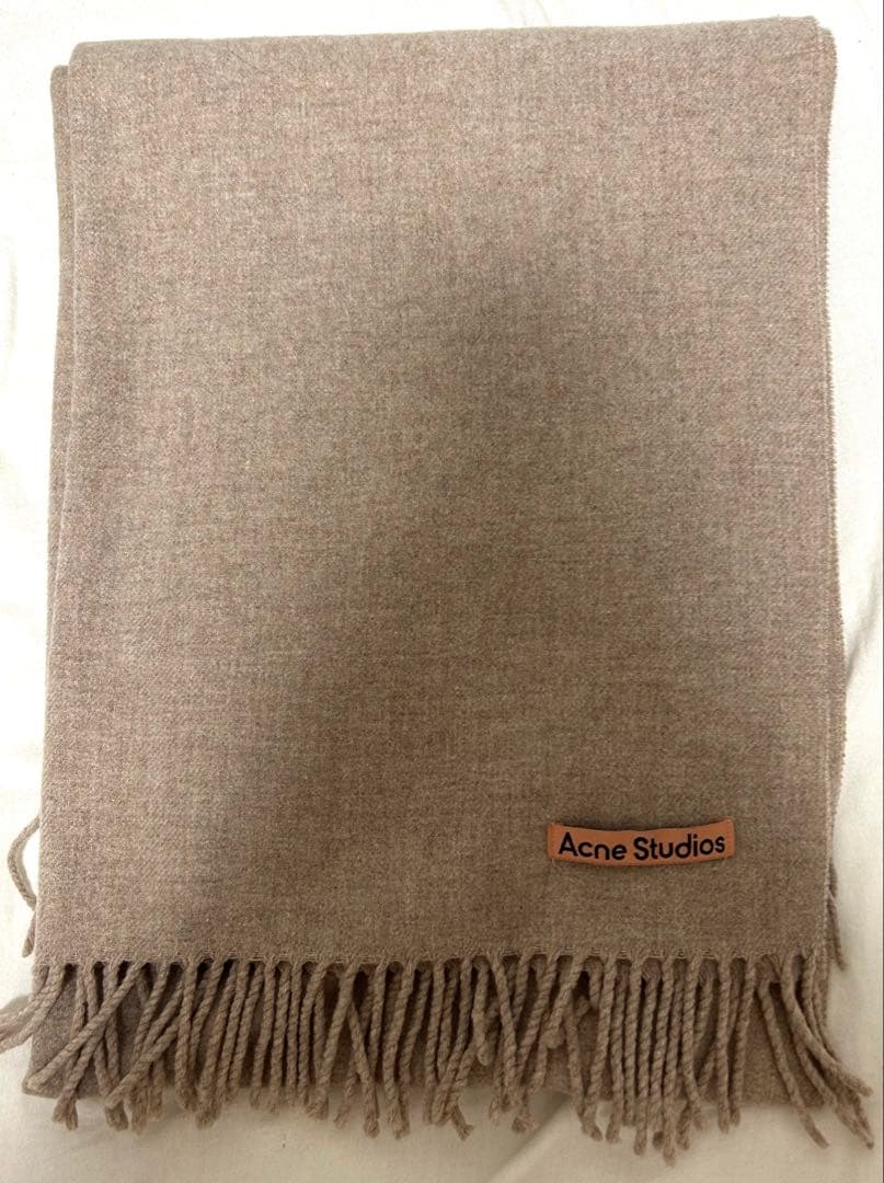 Acne Studios ベージュ マフラー 200cm x 70cm