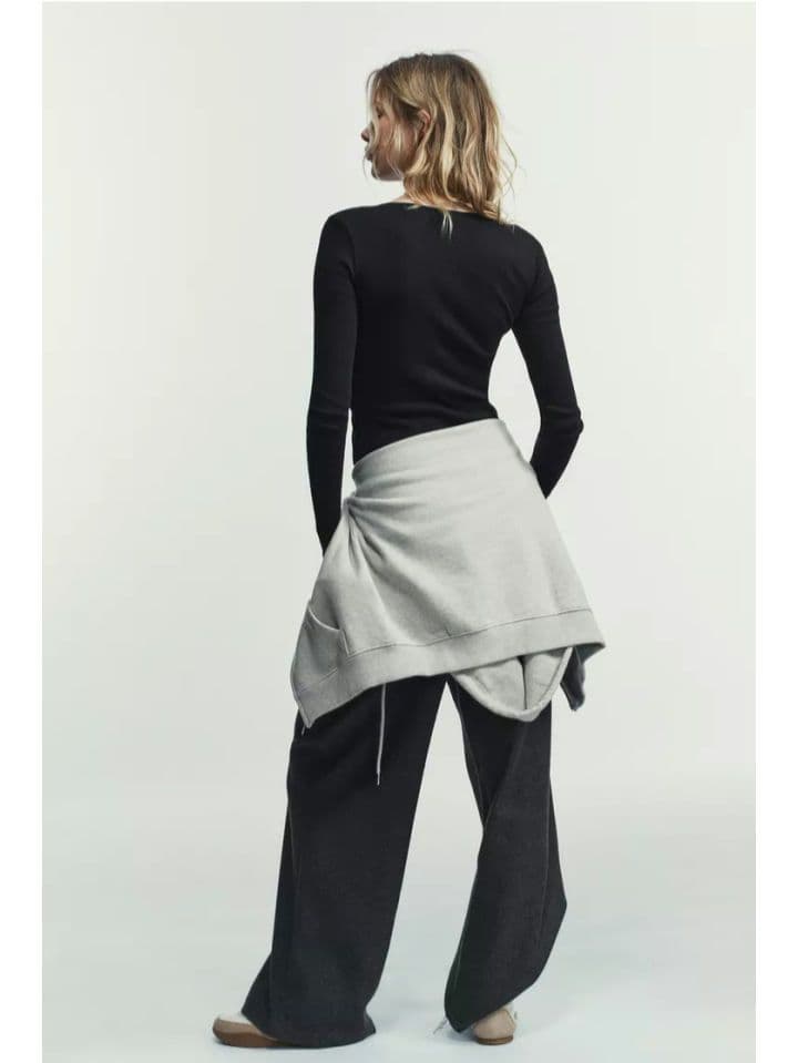【最安値】ZARA コンビネーションレーストップジャケット S ブラック 完売品