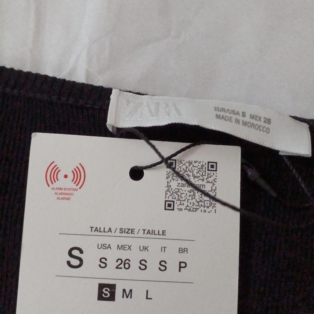 【最安値】ZARA コンビネーションレーストップジャケット S ブラック 完売品