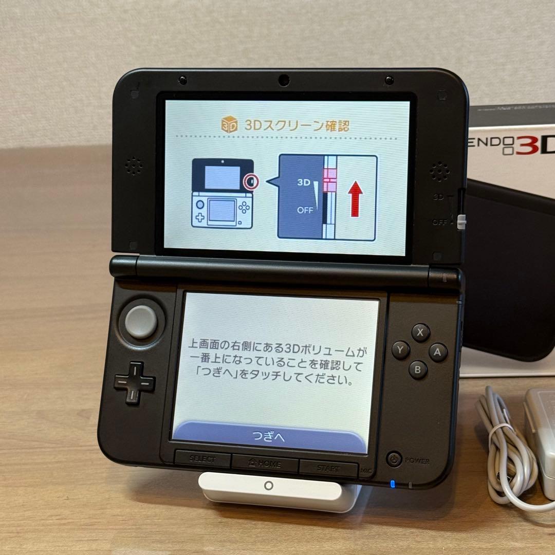 6-032 ニンテンドー3DS LL ブラック 箱付き