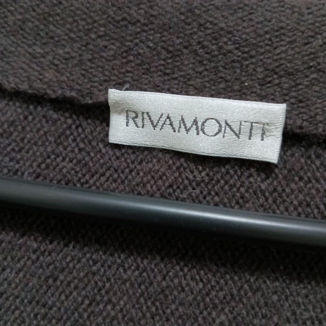 RIVAMONTI ニットコート 毛 モヘア アルパカ イタリア製 Ｌ
