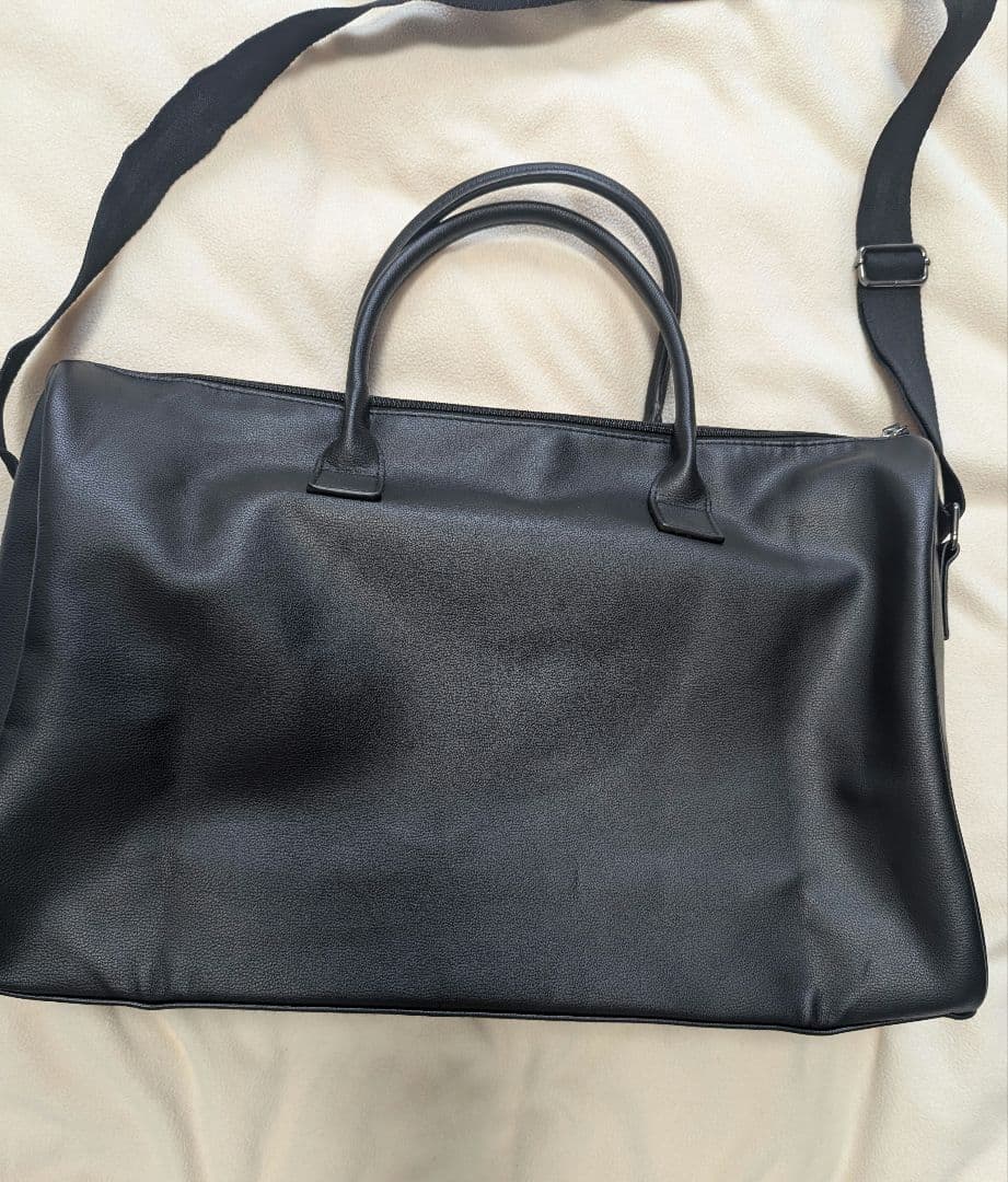 ✨極美品 大特価✨エルメネジルドゼニア レザー 2way ボストンバッグ 黒
