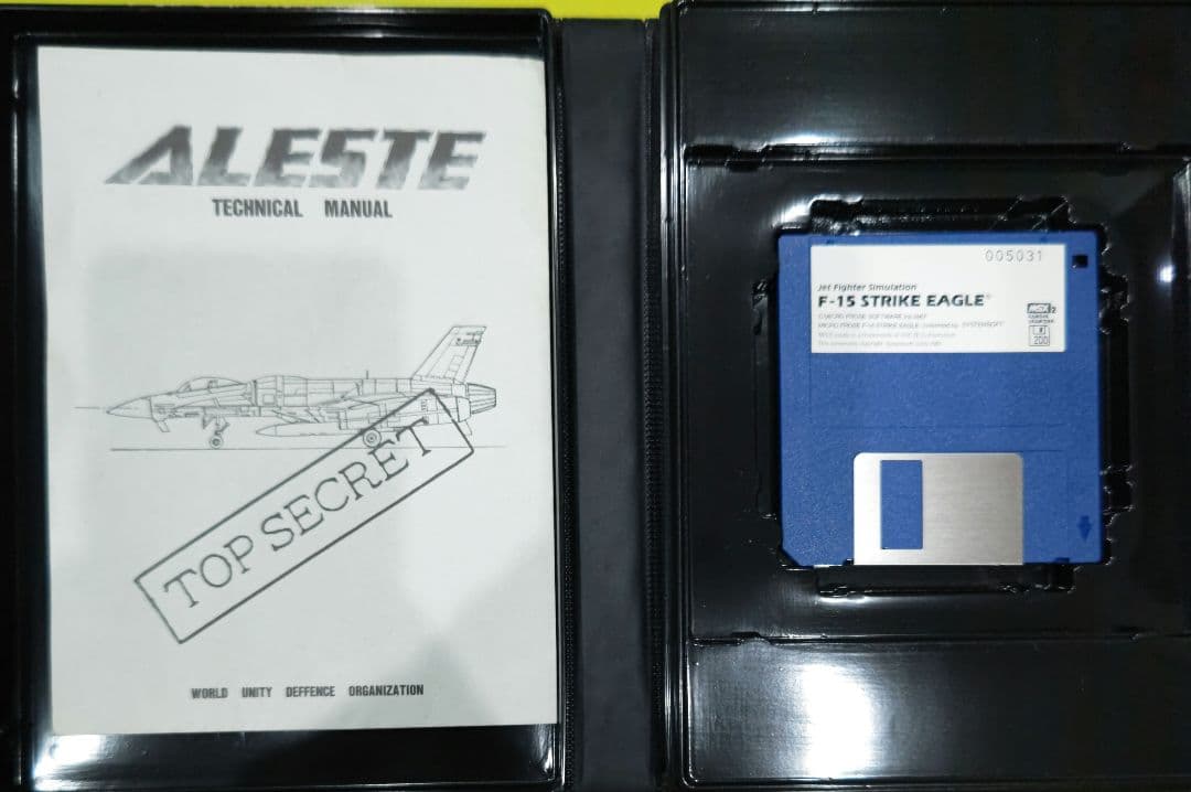激貴重！MSX F-15 ストライクイーグル フロッピー システムソフト
